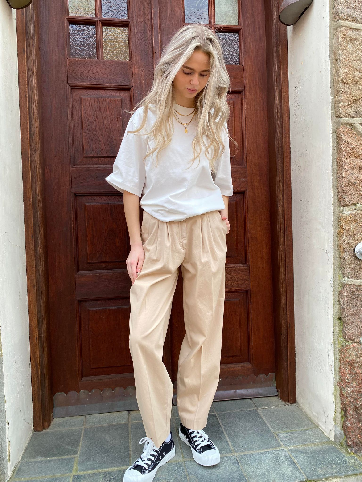 SLFBENEDICTE Pants - Humus